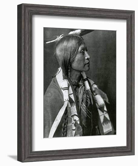 Jicarilla Apache-Edward S^ Curtis-Framed Art Print