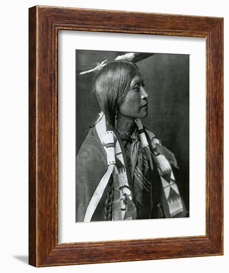 Jicarilla Apache-Edward S^ Curtis-Framed Art Print