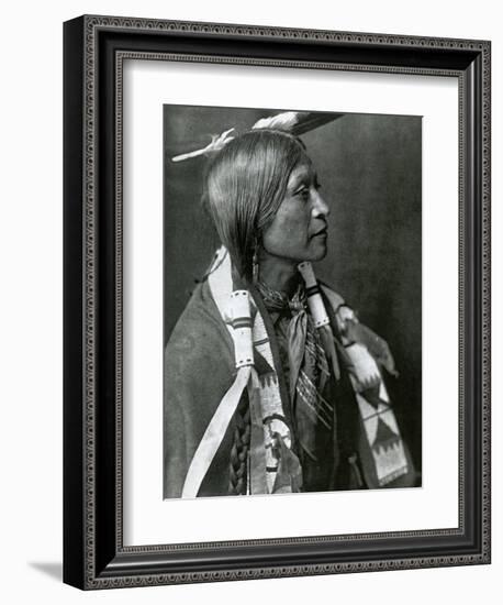 Jicarilla Apache-Edward S^ Curtis-Framed Art Print