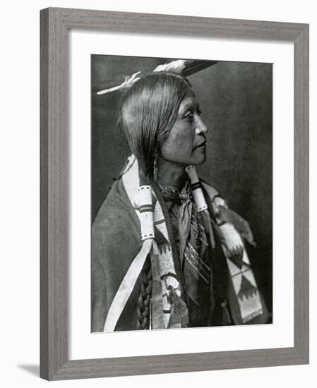 Jicarilla Apache-Edward S^ Curtis-Framed Art Print