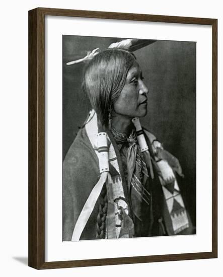 Jicarilla Apache-Edward S^ Curtis-Framed Art Print