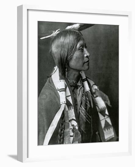 Jicarilla Apache-Edward S^ Curtis-Framed Art Print