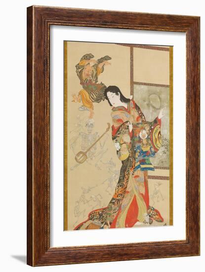 Jigoku Dayu-Kawanabe Kyosai-Framed Giclee Print