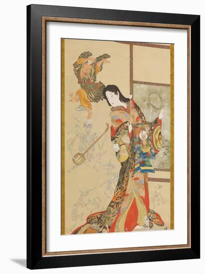 Jigoku Dayu-Kawanabe Kyosai-Framed Giclee Print