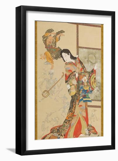 Jigoku Dayu-Kawanabe Kyosai-Framed Giclee Print