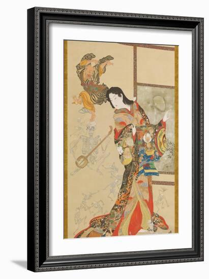 Jigoku Dayu-Kawanabe Kyosai-Framed Giclee Print