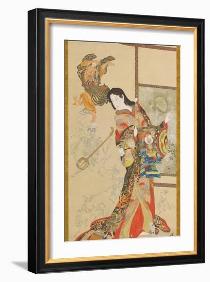 Jigoku Dayu-Kawanabe Kyosai-Framed Giclee Print