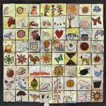 Eight Flat Hearts-Jill Mayberg-Giclee Print
