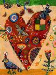 Love Birds Heart-Jill Mayberg-Giclee Print