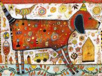 Horse Wheels Color-Jill Mayberg-Giclee Print