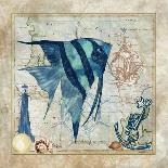 Nautical Swordfish-Jill Meyer-Framed Art Print