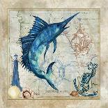 Nautical Swordfish-Jill Meyer-Art Print