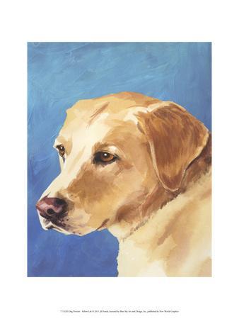 by John W NEW Labrador Retriever Golden Yellow Art Print Dog Lab Poster 13x19
