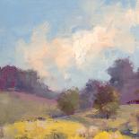 Plein Air Lavender and Yellow-Jill Schultz McGannon-Art Print