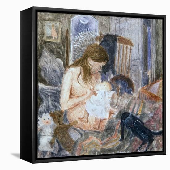 Jill with Lucy-Ian Bliss-Framed Premier Image Canvas