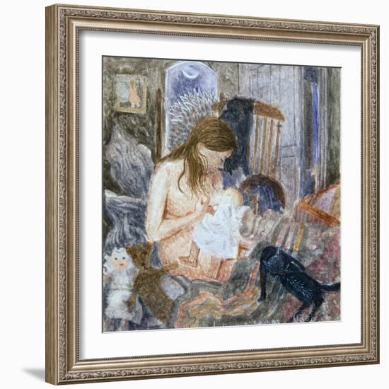 Jill with Lucy-Ian Bliss-Framed Giclee Print