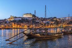 Port Wine Boats on Douro River, Oporto, Portugal-Jim Engelbrecht-Photographic Print