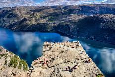 Pulpit Rock, Lysefjord View, Stavanger, Norway, Scandinavia, Europe-Jim Nix-Photographic Print