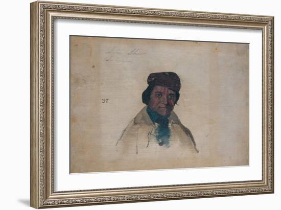 Jim Shaw, Delaware, 1837-John Mix Stanley-Framed Giclee Print