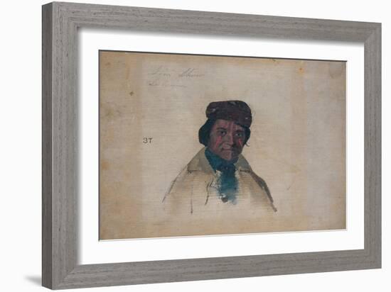 Jim Shaw, Delaware, 1837-John Mix Stanley-Framed Giclee Print