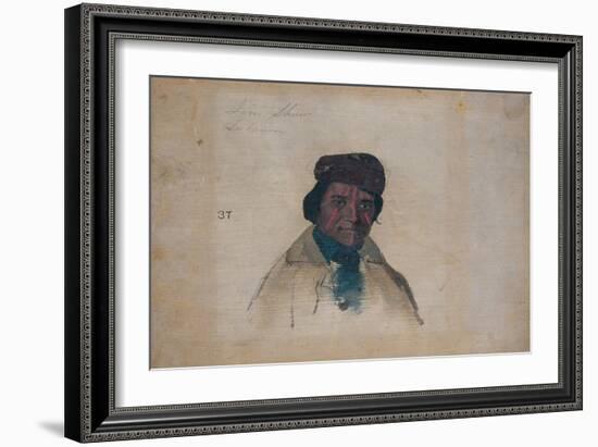 Jim Shaw, Delaware, 1837-John Mix Stanley-Framed Giclee Print