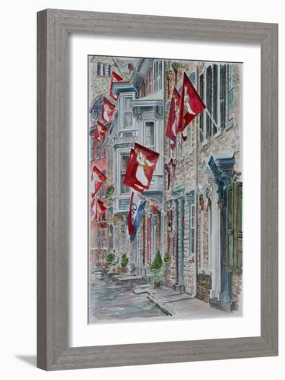 Jim Thorpe, Pa.., 2011 (Watercolor)-Anthony Butera-Framed Giclee Print