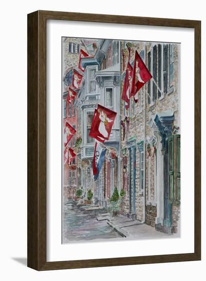 Jim Thorpe, Pa.., 2011 (Watercolor)-Anthony Butera-Framed Giclee Print