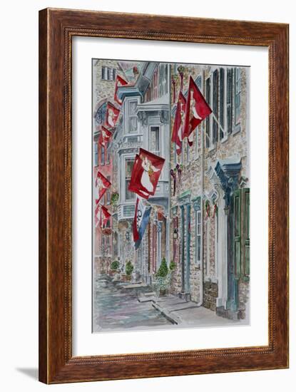 Jim Thorpe, Pa.., 2011 (Watercolor)-Anthony Butera-Framed Giclee Print