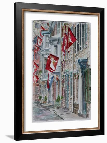 Jim Thorpe, Pa.., 2011 (Watercolor)-Anthony Butera-Framed Giclee Print