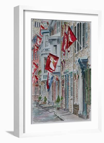 Jim Thorpe, Pa.., 2011 (Watercolor)-Anthony Butera-Framed Giclee Print