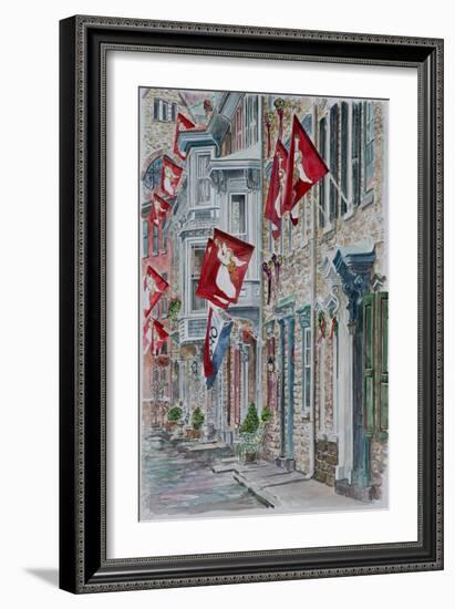 Jim Thorpe, Pa.., 2011 (Watercolor)-Anthony Butera-Framed Giclee Print