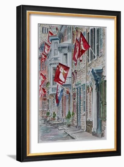 Jim Thorpe, Pa.., 2011 (Watercolor)-Anthony Butera-Framed Giclee Print