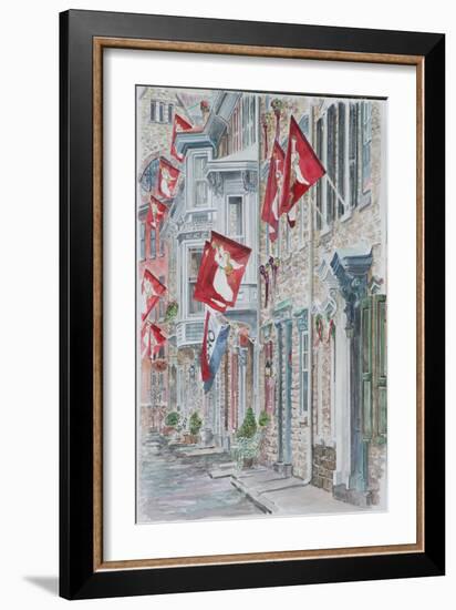 Jim Thorpe, Pa., Race St. 2011-Anthony Butera-Framed Giclee Print