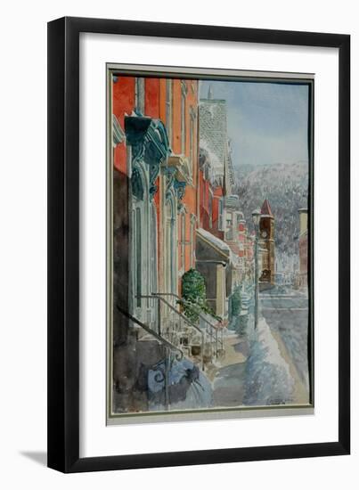 Jim Thorpe, Snow-Anthony Butera-Framed Giclee Print