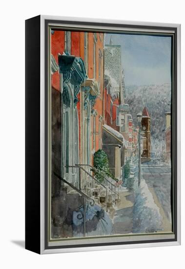 Jim Thorpe, Snow-Anthony Butera-Framed Premier Image Canvas