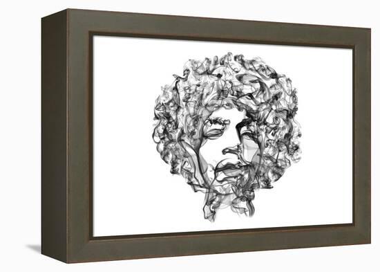 Jimi Hendrix-O.M.-Framed Premier Image Canvas