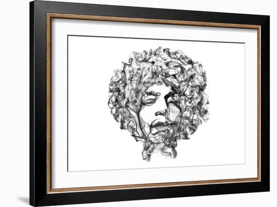 Jimi Hendrix-O.M.-Framed Giclee Print