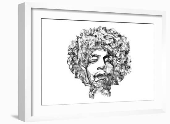 Jimi Hendrix-O.M.-Framed Art Print