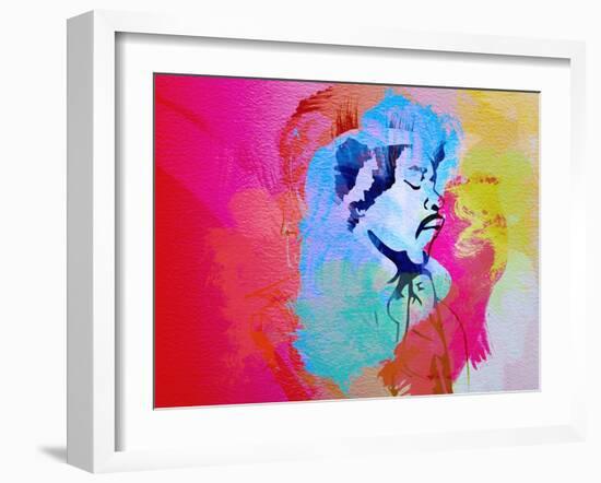 Jimi Hendrix-Nelly Glenn-Framed Art Print