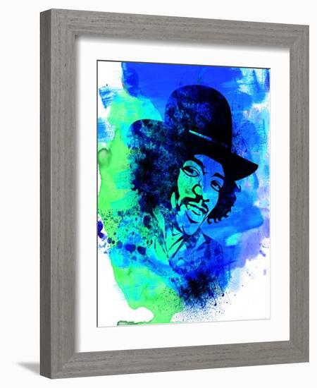 Jimi Hendrix-Nelly Glenn-Framed Art Print