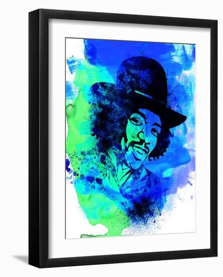 Jimi Hendrix-Nelly Glenn-Framed Art Print