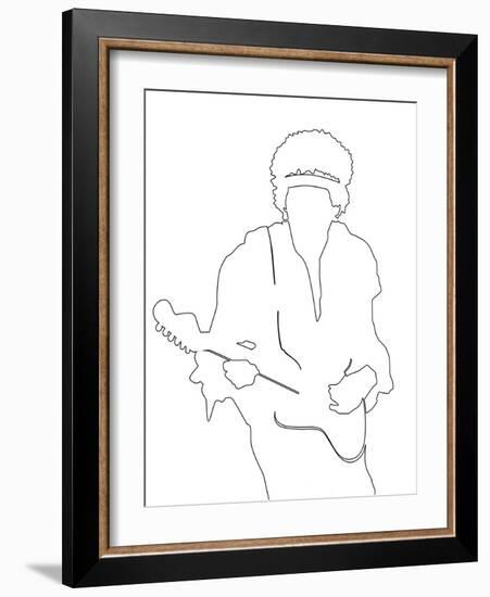 Jimi Hendrix-Logan Huxley-Framed Premium Giclee Print