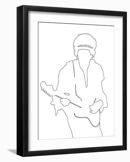 Jimi Hendrix-Logan Huxley-Framed Premium Giclee Print