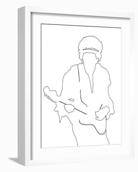 Jimi Hendrix-Logan Huxley-Framed Premium Giclee Print