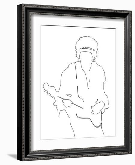 Jimi Hendrix-Logan Huxley-Framed Premium Giclee Print