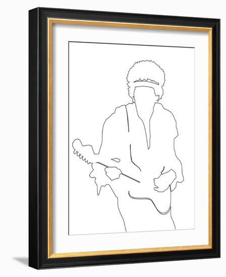 Jimi Hendrix-Logan Huxley-Framed Premium Giclee Print