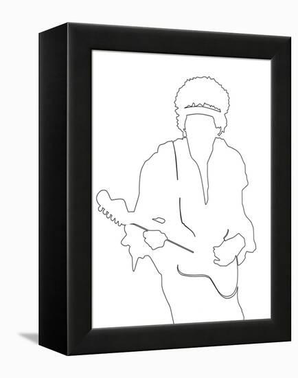 Jimi Hendrix-Logan Huxley-Framed Stretched Canvas
