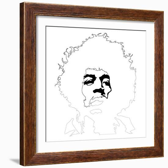 Jimmy Hendrix I-Logan Huxley-Framed Art Print