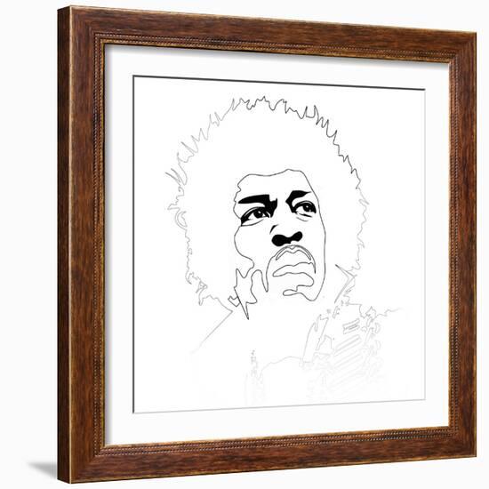 Jimmy Hendrix-Logan Huxley-Framed Art Print