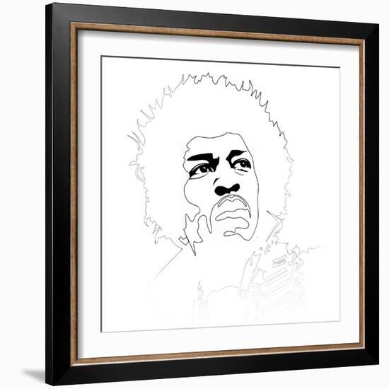 Jimmy Hendrix-Logan Huxley-Framed Art Print